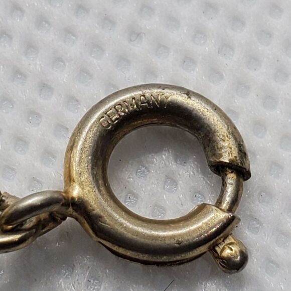 Vintage Silver Tone & Glass Bead Bracelet - Picture 6 of 6